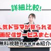 動画配信サービス ドラマ おすすめ
